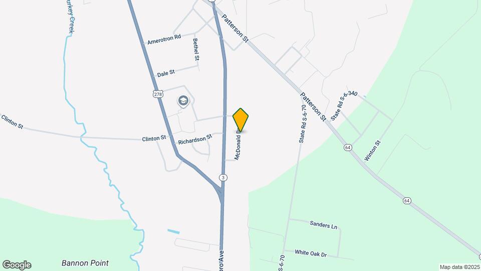 161 McDonald Dr Map and Location Details