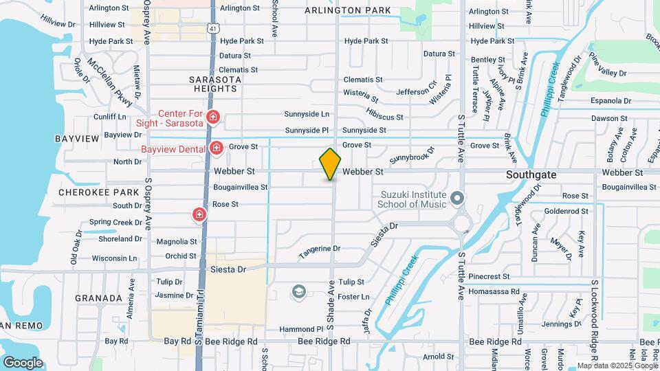 2880 S Shade Ave Map and Location Details