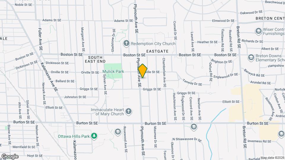 1730 Plymouth Ave SE Map and Location Details