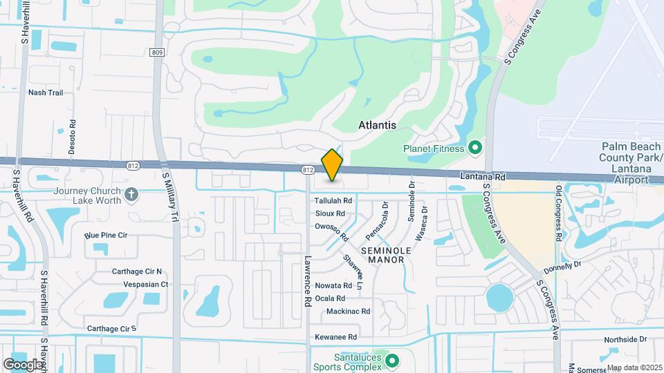 3895 Island Club Cir W Map and Location Details