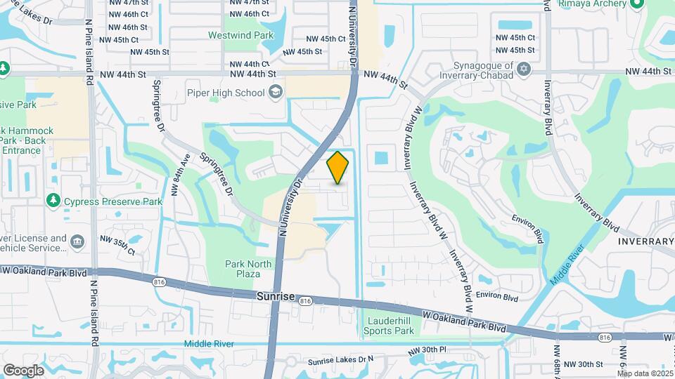 3900 NW 76th Ave, Unit 108 Map and Location Details