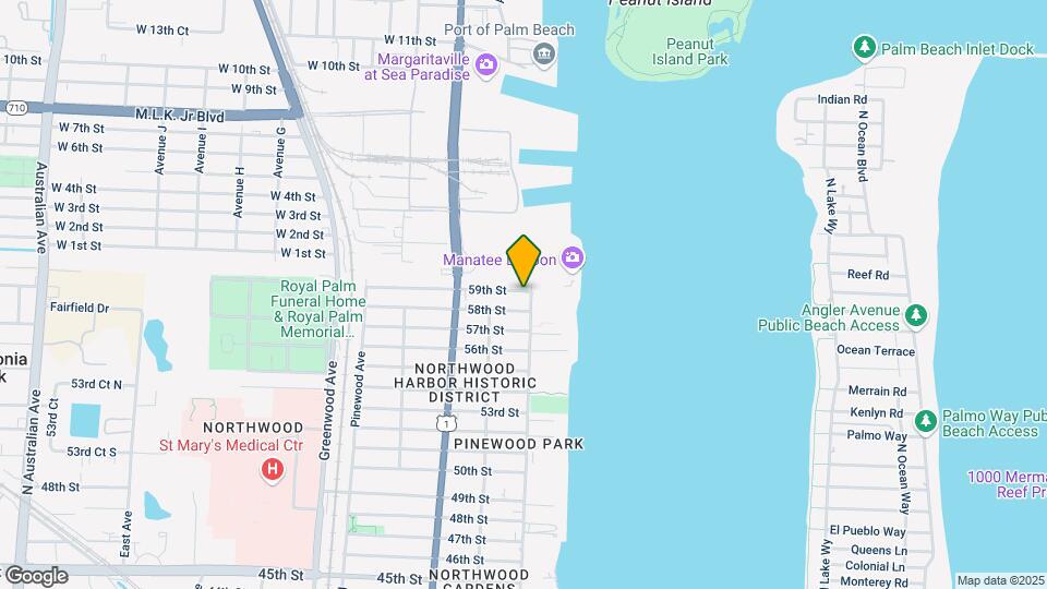 5915 N Flagler Dr Map and Location Details