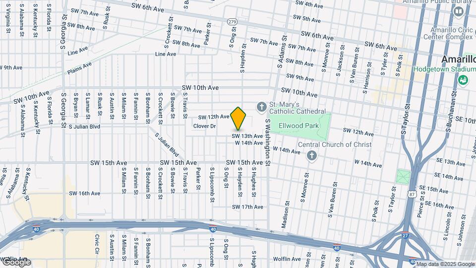 1210 S Hayden St Map and Location Details