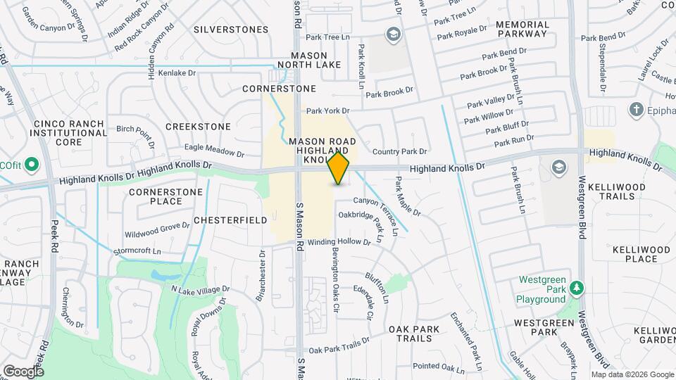 1727 Park Forest Dr Map and Location Details