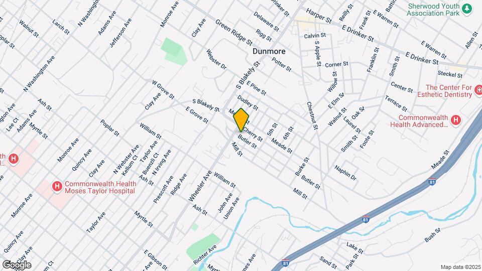 303 Butler St Map and Location Details