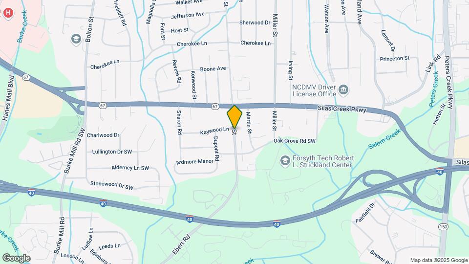 1547 Ebert St Map and Location Details