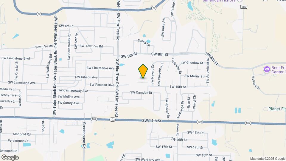 3004 SW Garrison Ln Mapa y Detalles de la Ubicación