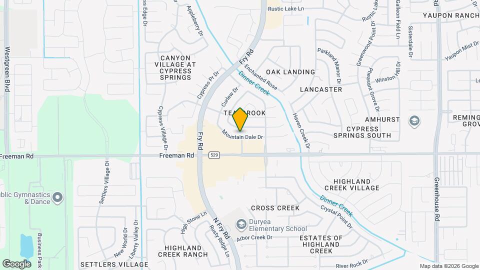 20306 Mountain Dale Dr Map and Location Details