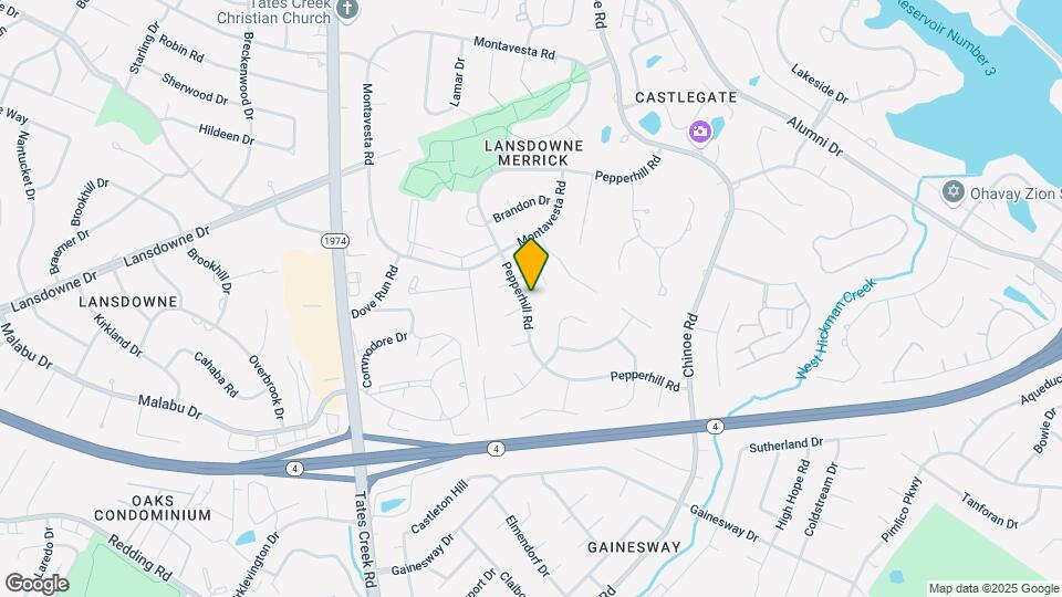3342 Pepperhill Rd Map and Location Details