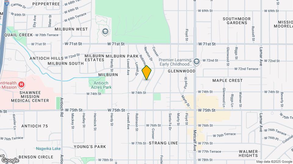 7318 Newton Dr Map and Location Details