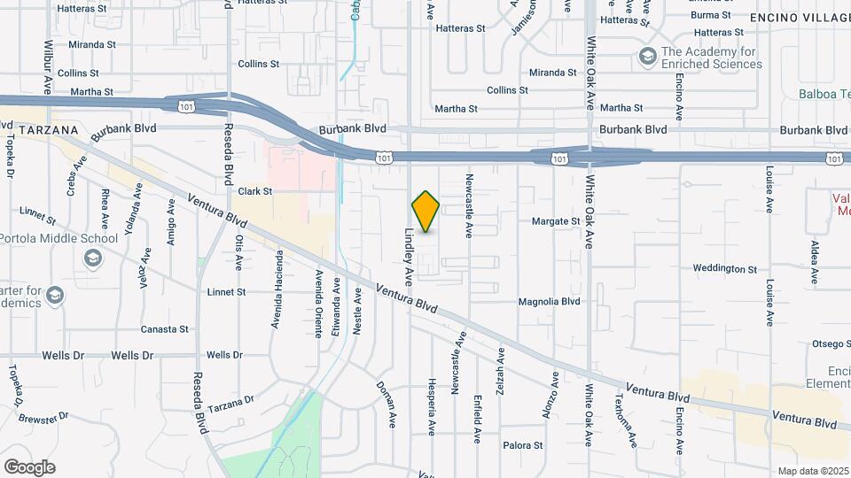 5334 Lindley Ave Map and Location Details
