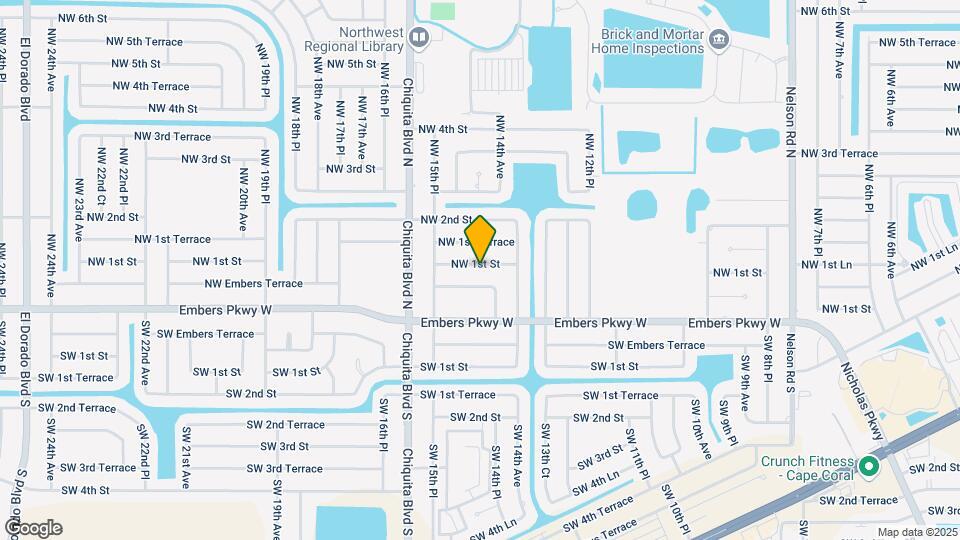 1422 NW 1st St Map and Location Details