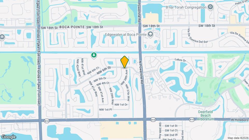 587 NW 38th Ave Map and Location Details