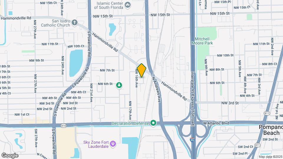 613 NW 15th Ave Map and Location Details