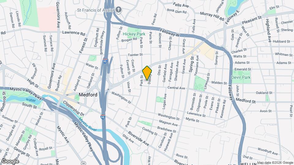 84 Dudley St Map and Location Details