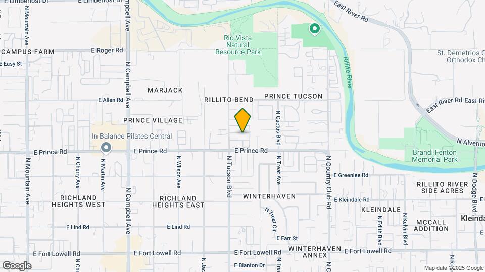 2525 E Prince Rd Map and Location Details