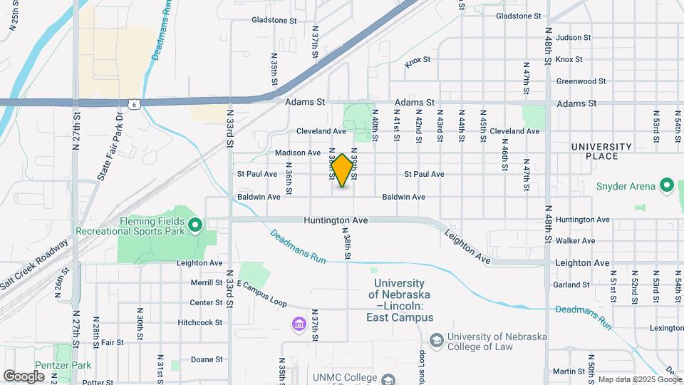 3818 Baldwin Ave Map and Location Details