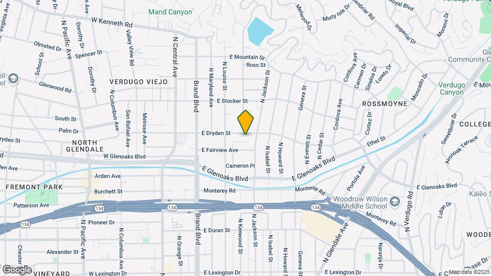 402 E Dryden Ave Mapa y Detalles de la Ubicación