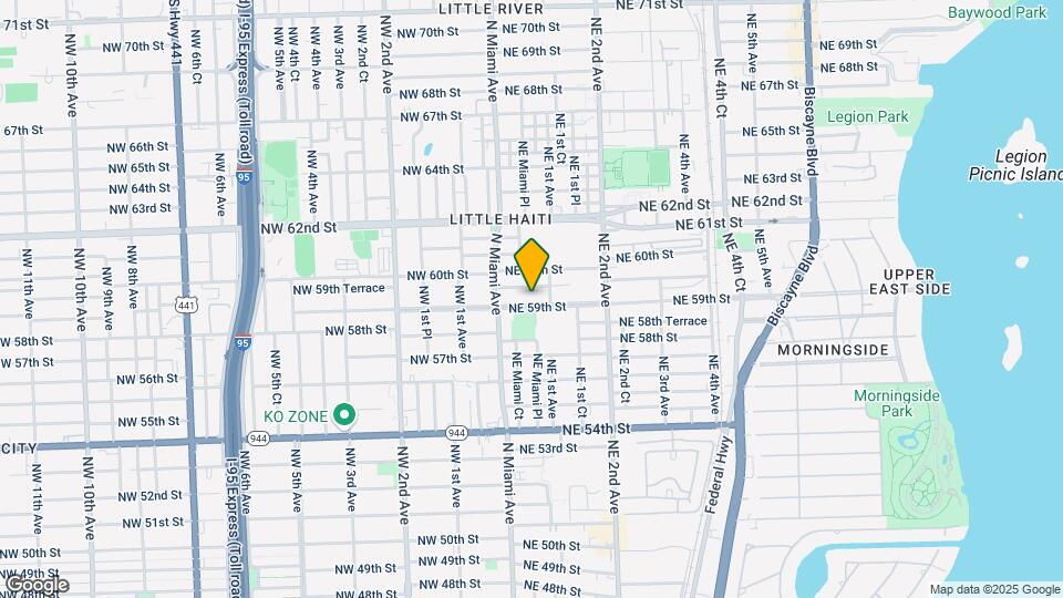 65 NE 59th St Map and Location Details