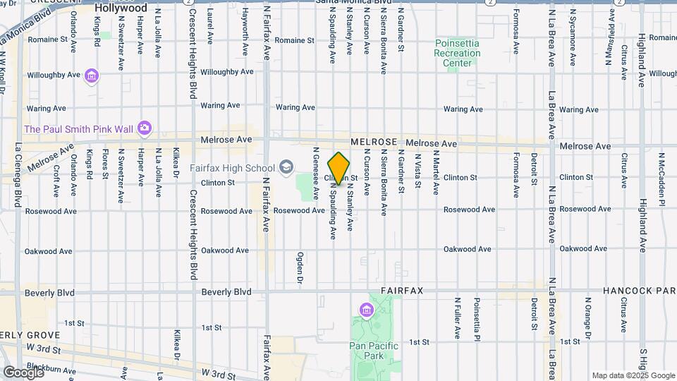 534 N Spaulding Ave Map and Location Details