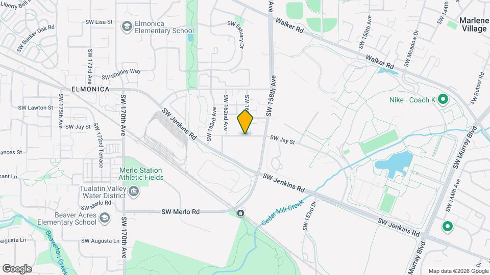 16020 SW Audubon St Map and Location Details