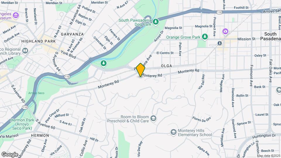 317 Monterey Rd Map and Location Details