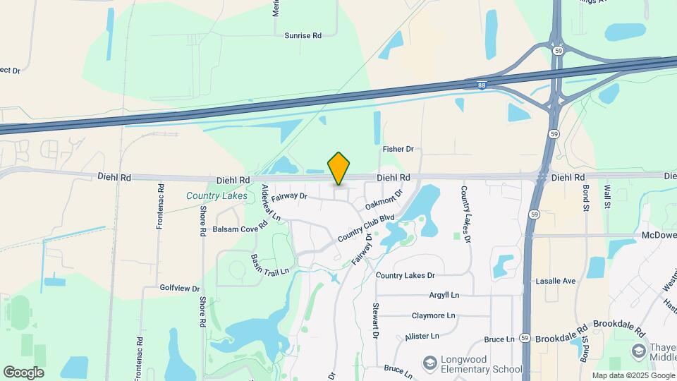 1628 Prestwick Dr Map and Location Details