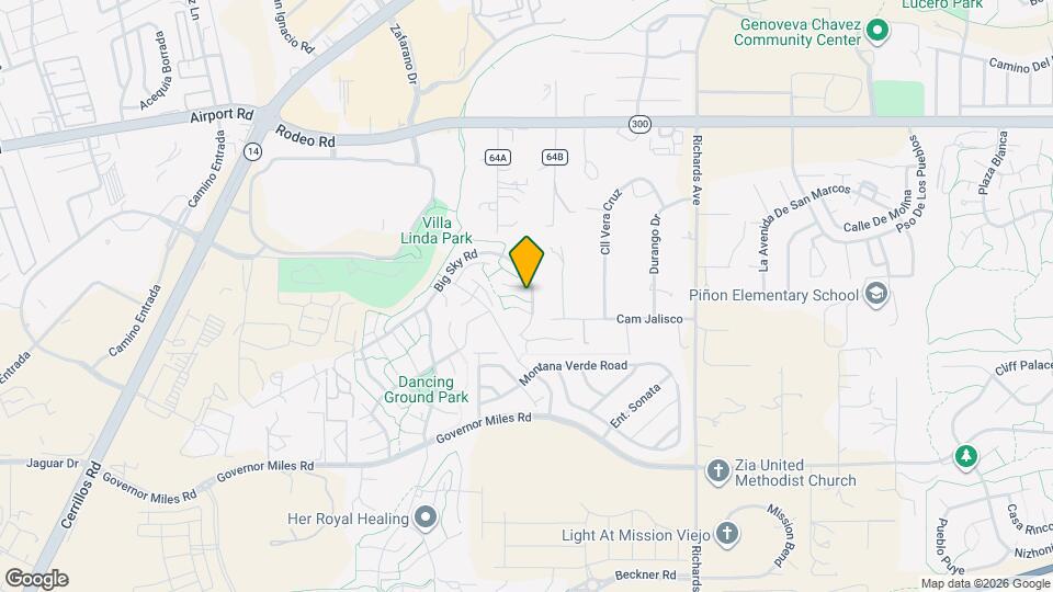 4138 Big Sky Rd Map and Location Details