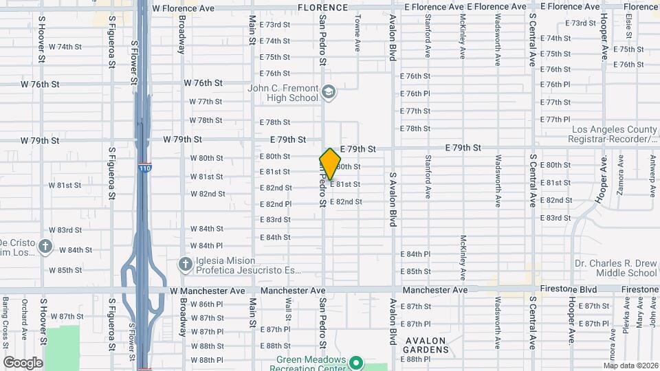 310 E 81st St Map and Location Details