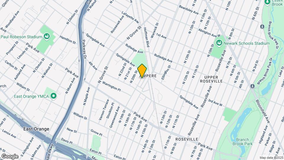 254 N 19th St Map and Location Details