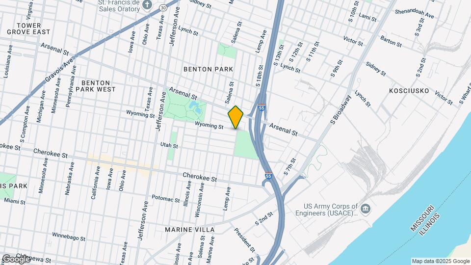 3203 Lemp Ave Map and Location Details