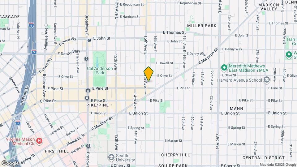 1602 15th Ave Map and Location Details