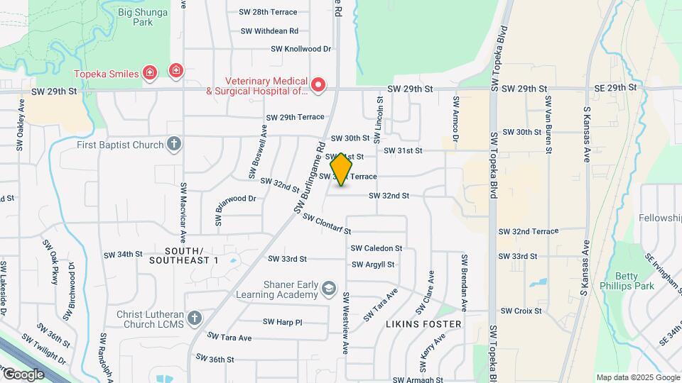 1414 SW 32nd St Map and Location Details