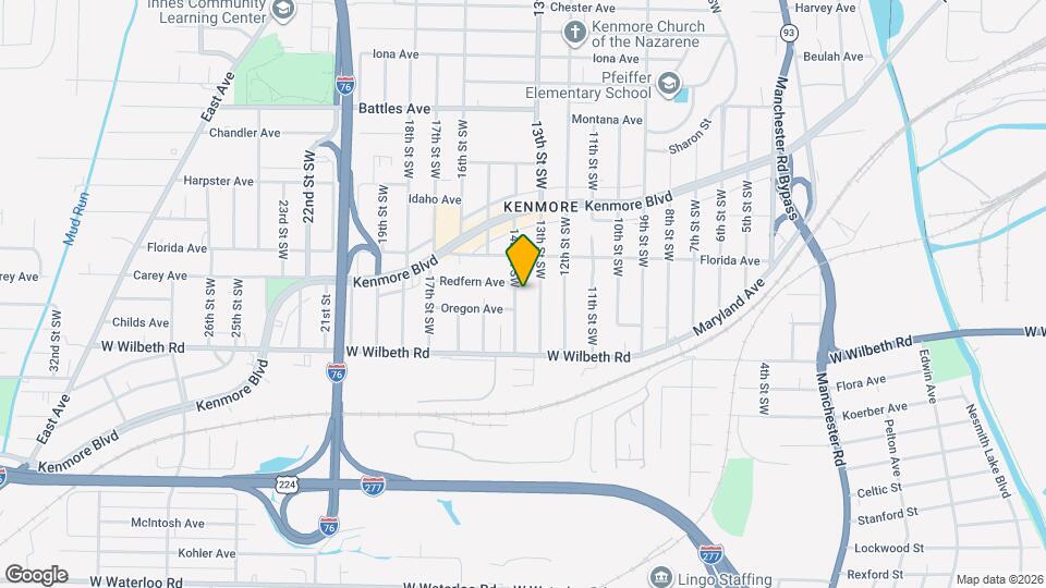 2295 14th St SW Map and Location Details