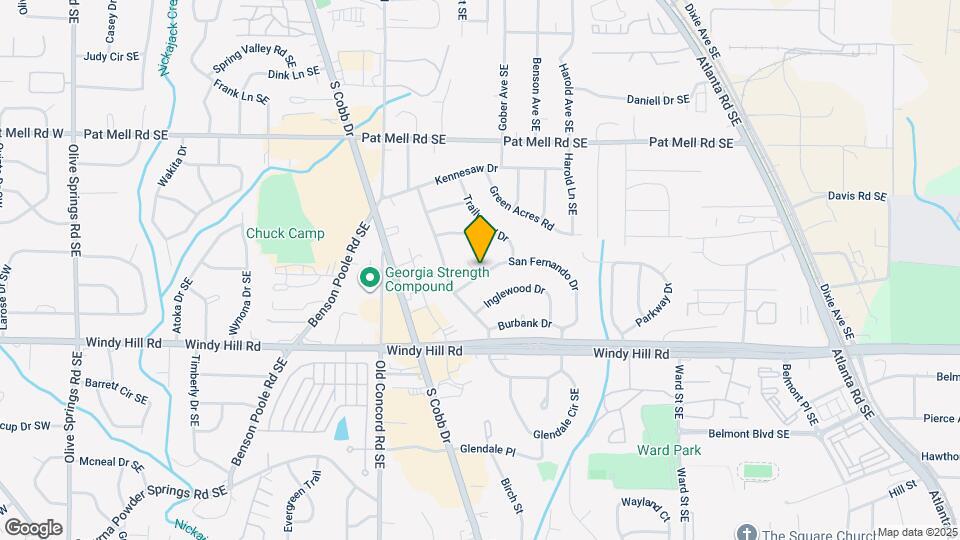 595 San Fernando Dr Map and Location Details