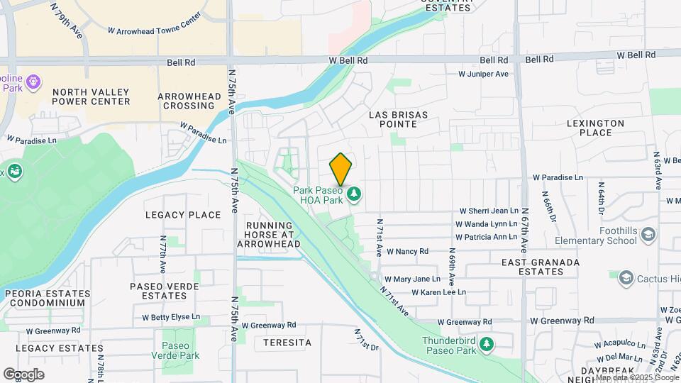 7227 W Paradise Ln Map and Location Details