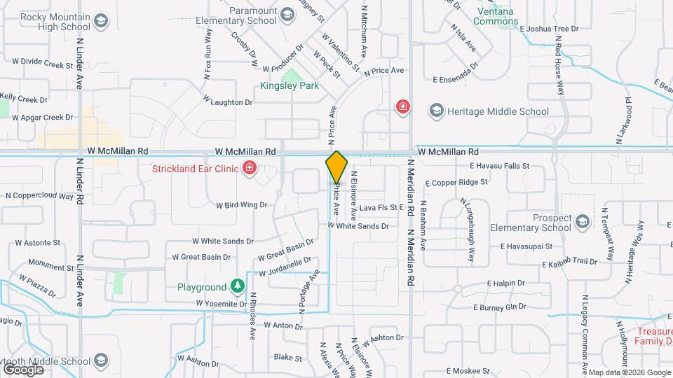 4691 N Price Ave Map and Location Details