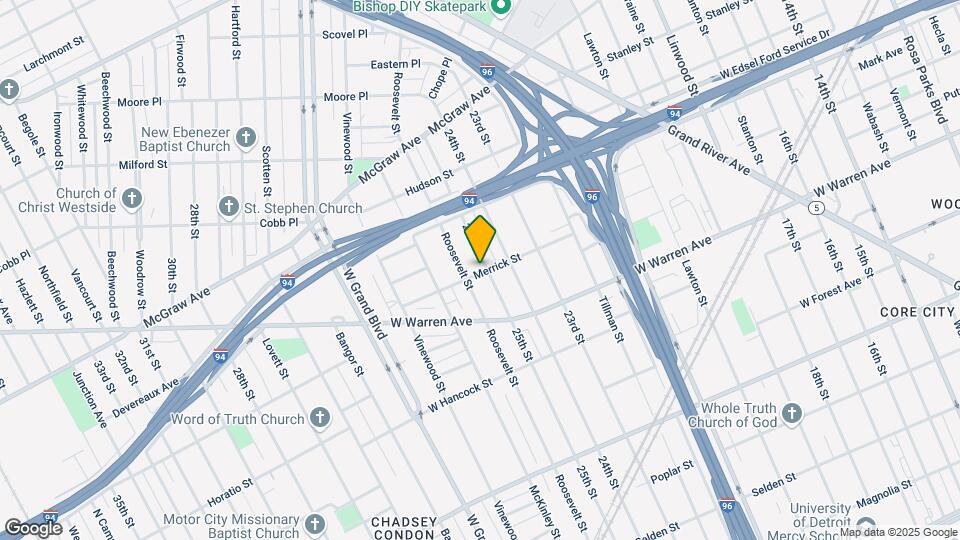 5203 25th St Map and Location Details