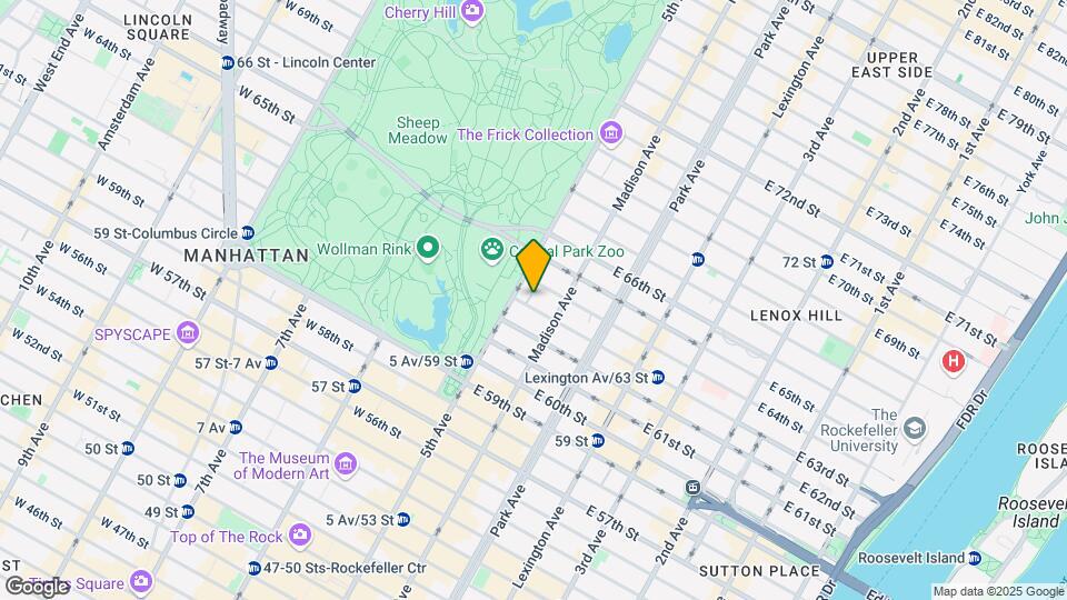 5 E 63rd St Map and Location Details