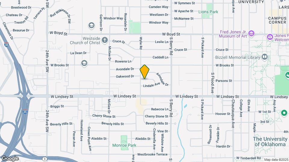 1418 Oakwood Dr Map and Location Details