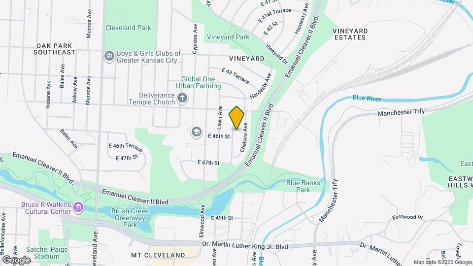 4551 Lister Ave Map and Location Details