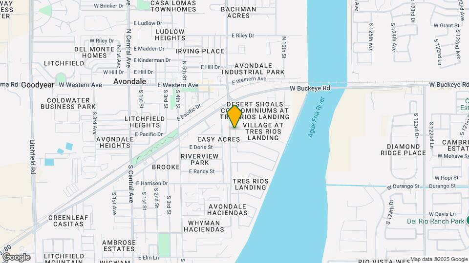 809 E Agua Fria Ln Map and Location Details