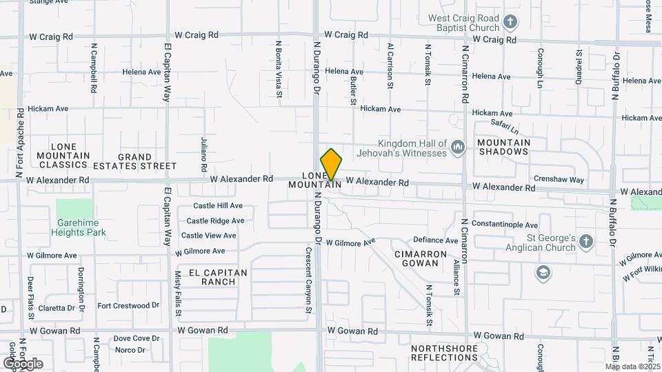 3966 Mesa Peak Ct Map and Location Details