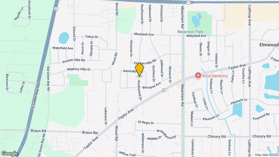 3627 Southwood Dr, Unit 3627 Southwood dr. Upper Map and Location Details