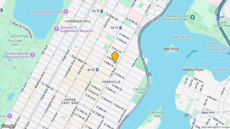 1705 First Ave Mapa y Detalles de la Ubicación