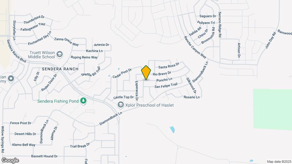 909 Poncho Ln Map and Location Details