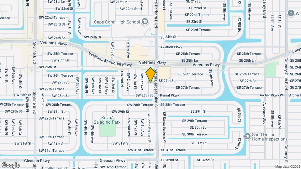 2709 SW Santa Barbara Pl, Unit 2 Map and Location Details
