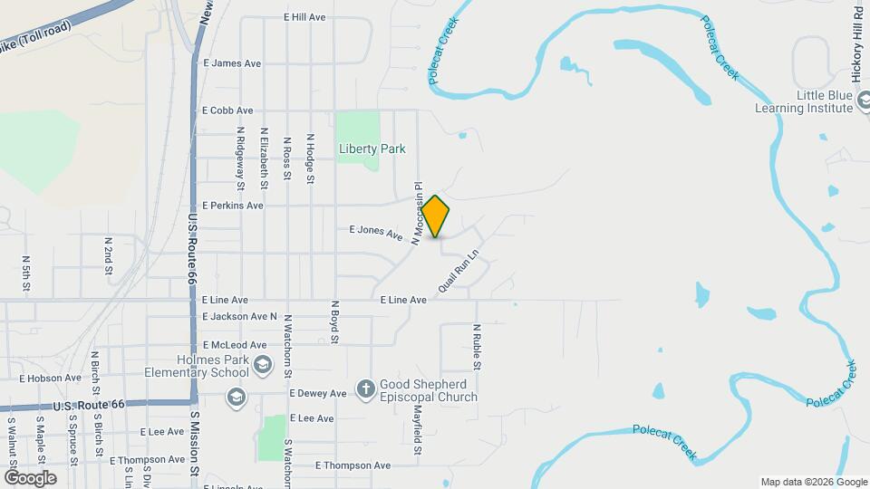 518 N Dawn Ln Map and Location Details