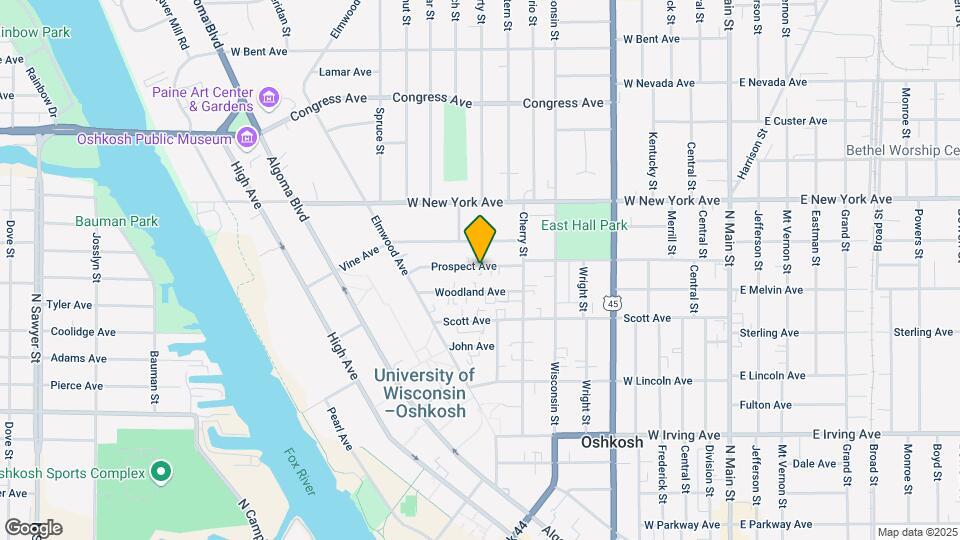 749 Prospect Ave Map and Location Details