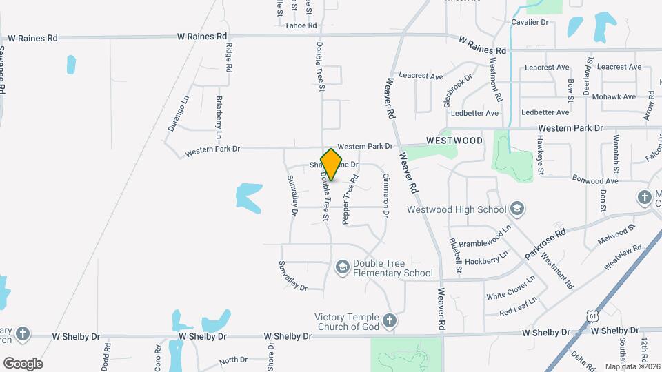 4420 Double Tree St Map and Location Details